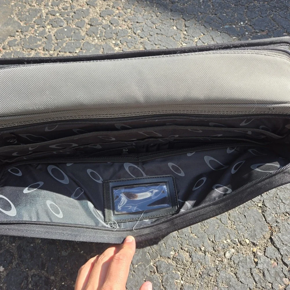 Vintage Oakley AP SI Tactical Field Gear Messenger Laptop Bag Black Rare